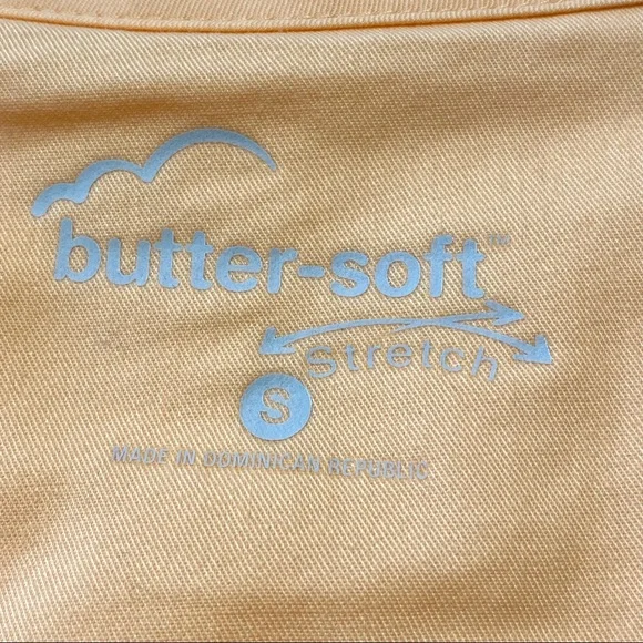 Butter-Soft STRETCH Women's 3-Pocket 3/4th Sleeve Side Zip Scrub Top Size S - Picture 8 of 16